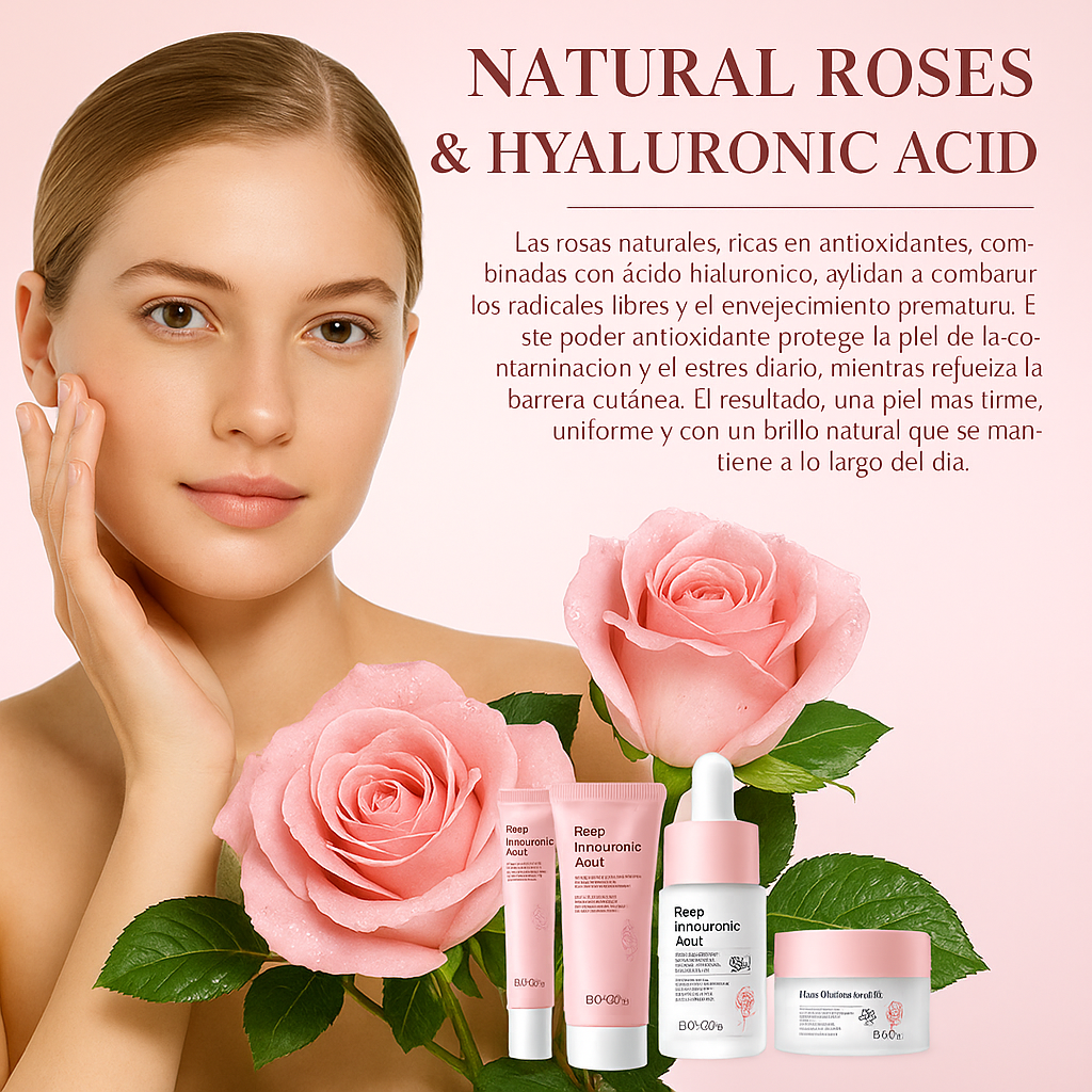 COMBO FACIAL BIOAQUA – PACK DE 4 PRODUCTOS HIDRATANTES