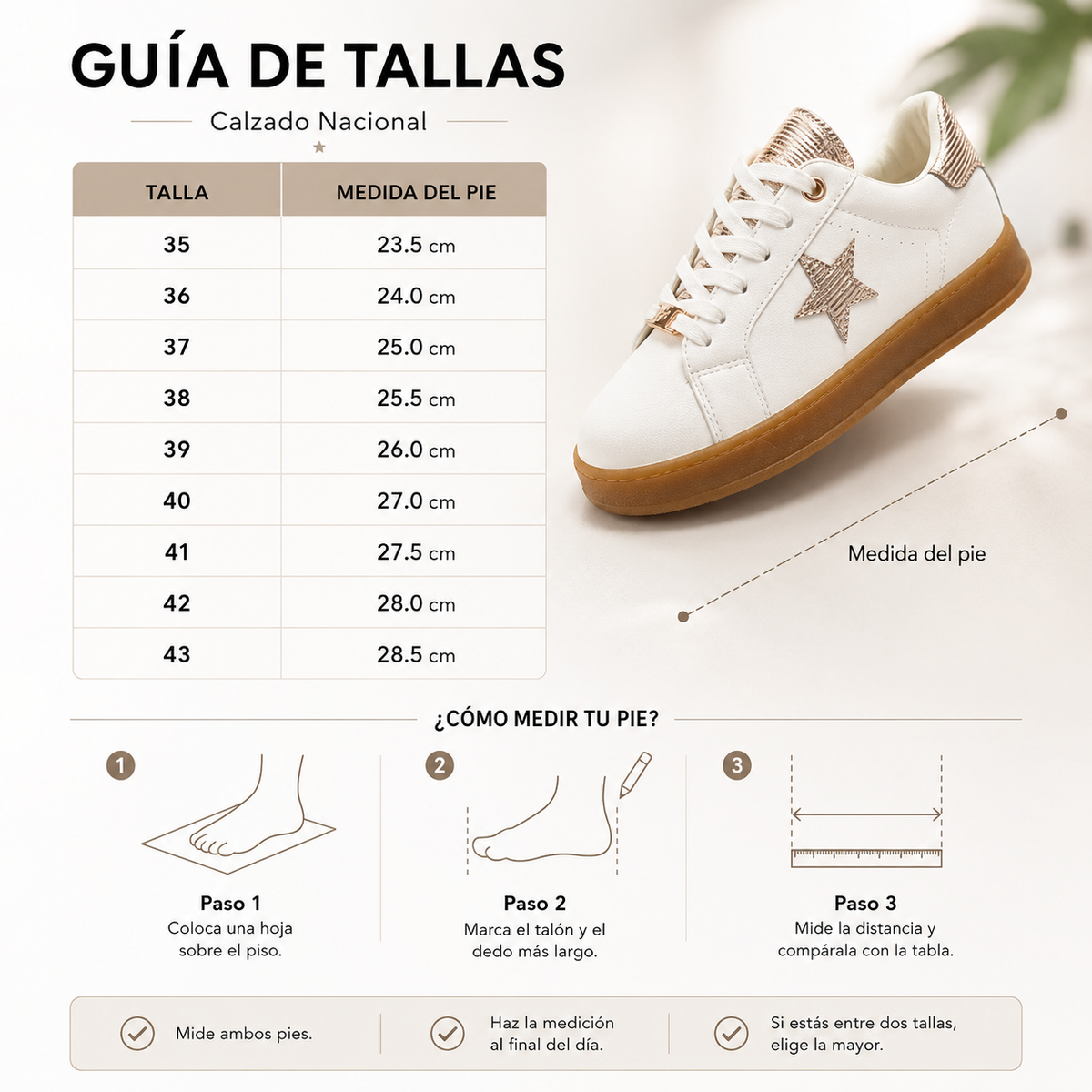 Encuentra tu talla ideal