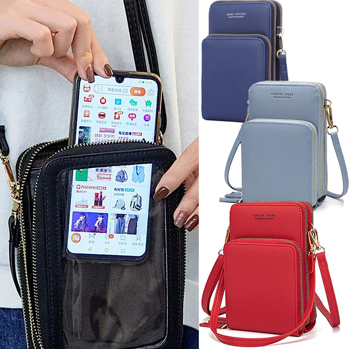 LUNA MINIBAG™ – EL BOLSO QUE LIBERA TUS MANOS