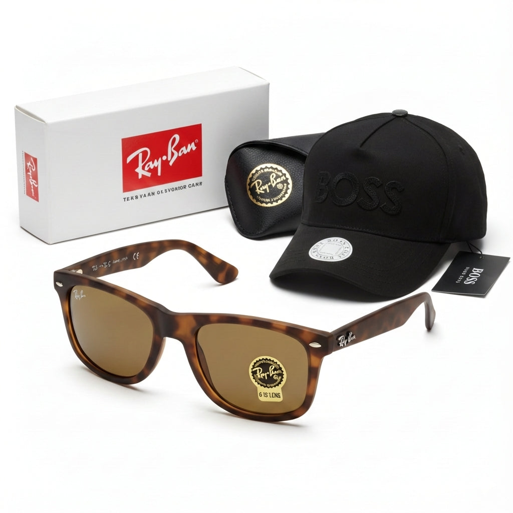 NUEVO LUX PACK DE GAFAS UV 400 + GORRA DE REGALO