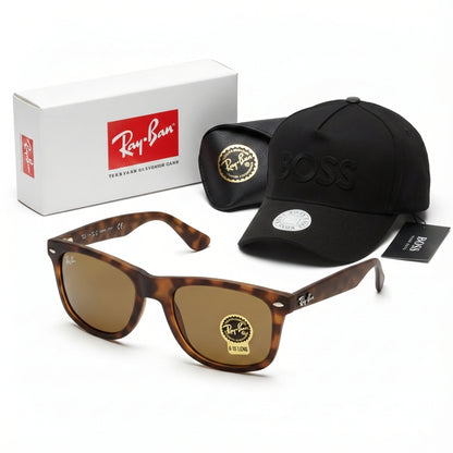 NUEVO LUX PACK DE GAFAS UV 400 + GORRA DE REGALO