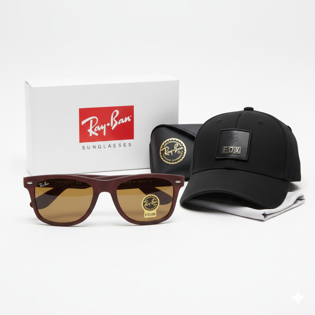 NUEVO LUX PACK DE GAFAS UV 400 + GORRA DE REGALO