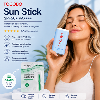 TOCOBO Sun Stick SPF50+ Mate Invisible