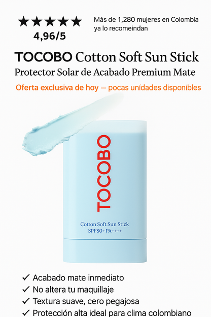 TOCOBO Sun Stick SPF50+ Mate Invisible