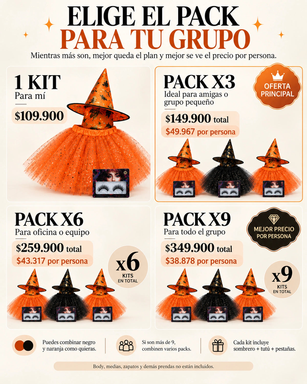 ¿Cuántas son para Halloween?