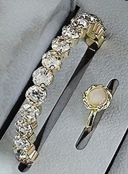 NUEVO KIT LUXUR 5 EN 1: RELOJ + COLLAR + ARETES + ANILLO + PULSERA