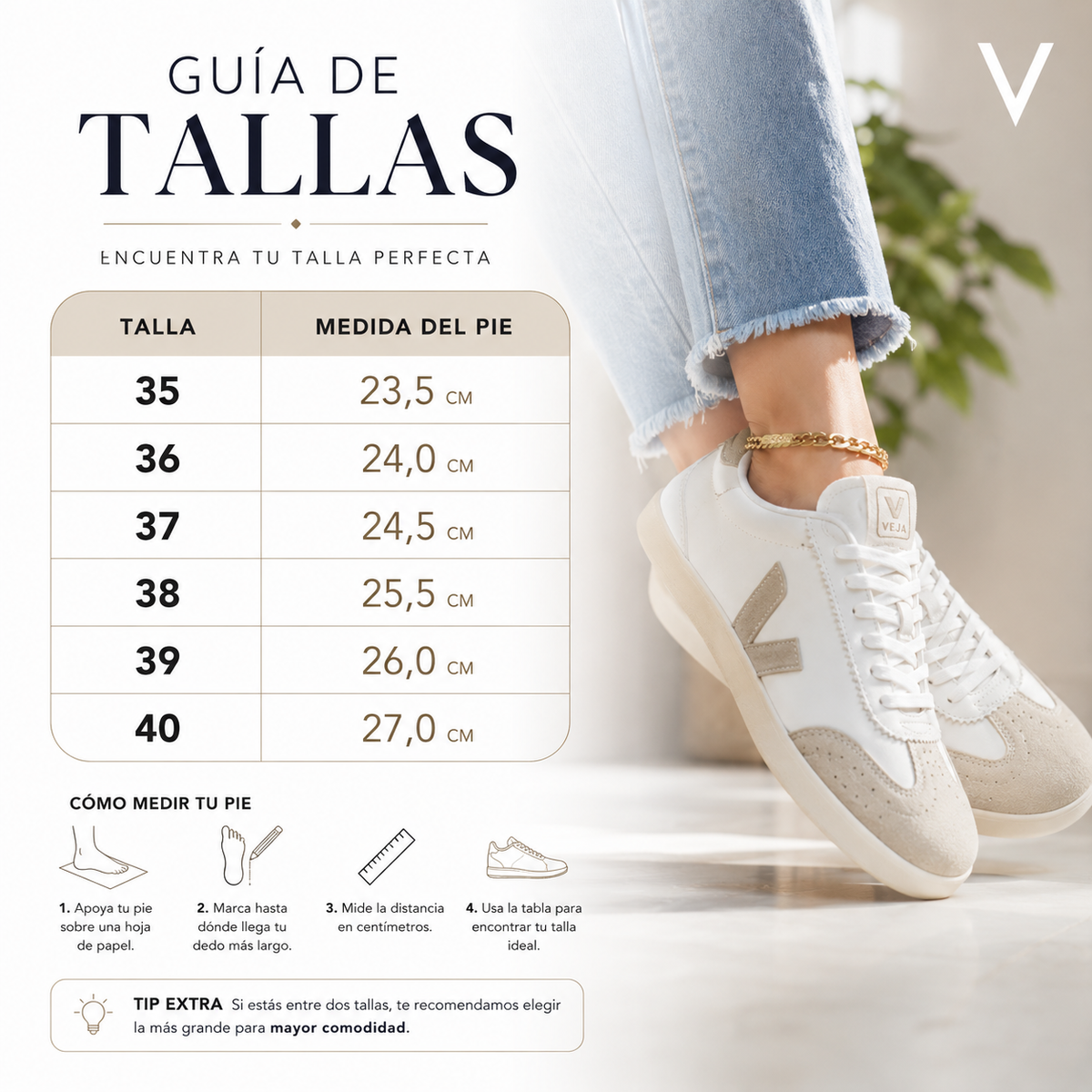 Guía de tallas